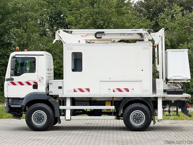 Truck-mounted work platform MAN TGM 13.240* Hubarbeitsbühne *COMILEV EN 170 TPC