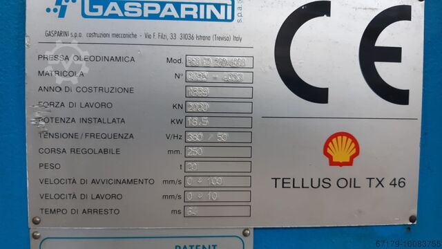 Press brake Press Brake Gasparini 7 axes PSG 200/40