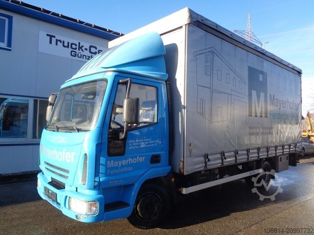 Transporter mit Pritsche & Plane IVECO 80E17 / EU3. 1. Hand