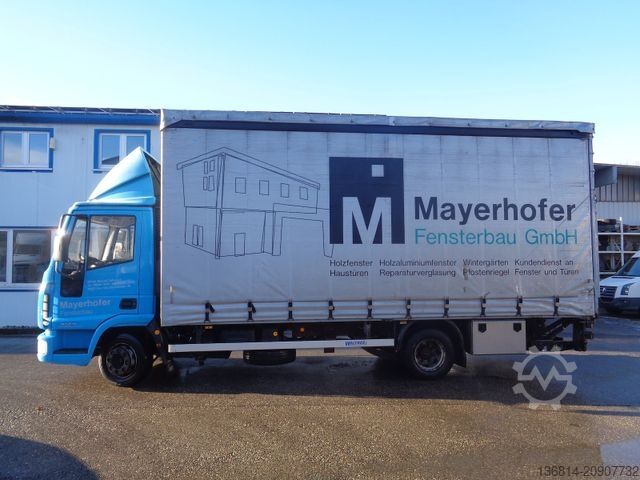 Transporter mit Pritsche & Plane IVECO 80E17 / EU3. 1. Hand