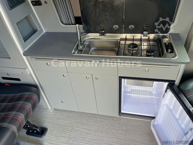 Semi-integrated camper VOLKSWAGEN T6 AMV Camper - Hubdach - Markise - Küche - AHK