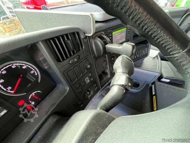 Flatbed truck SCANIA G 410 6x2 Pritsche Heckkran Palfinger PK 27002