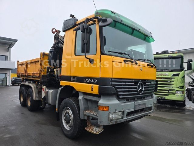 Truck chassis MERCEDES-BENZ Actros 3343 / 6X6 ALLRAD / EPS / Steel / GERMAN