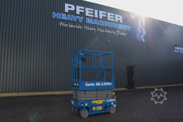 Scissor lift Genie GS1330M Valid inspection, *Guarantee! All-Electric