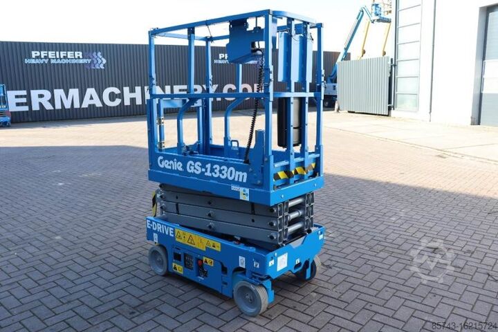 Scissor lift Genie GS1330M Valid inspection, *Guarantee! All-Electric