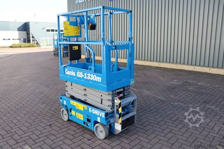 Scissor lift Genie GS1330M Valid inspection, *Guarantee! All-Electric