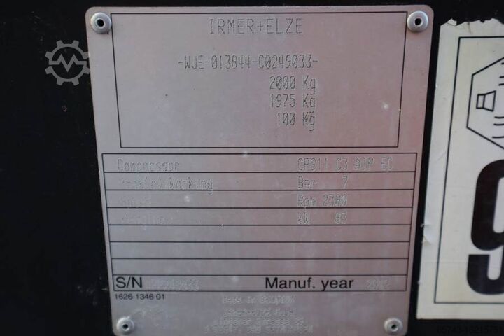 Compressor Irmer+Elze UND EL CPS11 C3 AIP EC Valid inspection, *Guarante