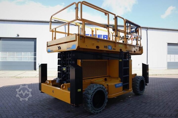Scissor lift Haulotte HS18EPRO Unused, Valid Inspection, Full Electric 4