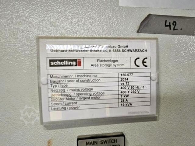 Panel saw SCHELLING S45 420 - VS12
