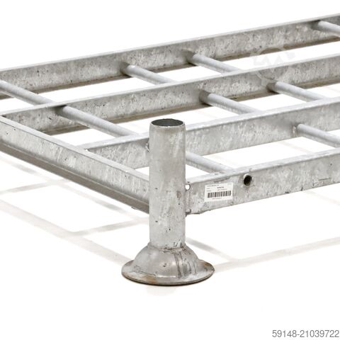 Gebrauchte Rungenpaletten mobile Gestell geeignet für Rungen 60.3, L: 1550, B: 1170, H: Kruizinga 98-5907GB