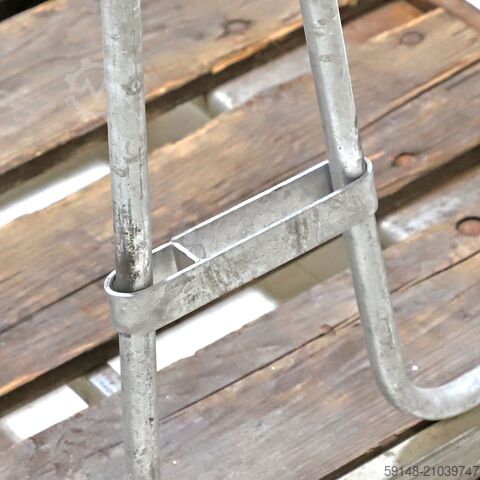 Gebrauchte Rollbehälter 2-seitig Klemmwände + 2 Spanngurte, L: 800, B: 720, H: 1680 (mm). Kruizinga 98-6926GB