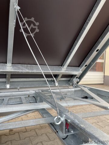 Dreiseitenkipper Anhänger Saris K3 356 184 3500 Tandem 3-Seiten Kipper