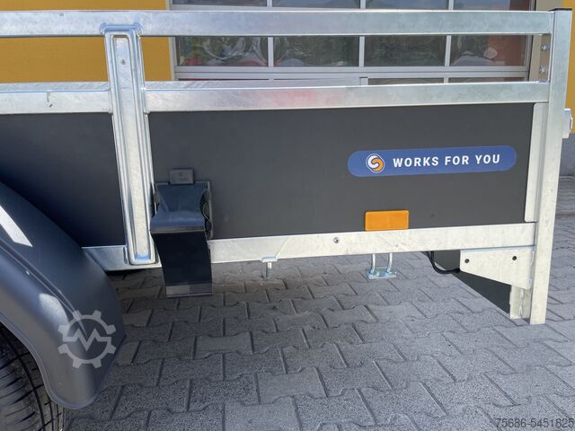 Car trailer Saris Holzanhänger Tieflader CW 255 133 1350 1