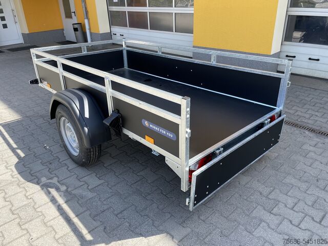 Car trailer Saris Holzanhänger Tieflader CW 255 133 1350 1