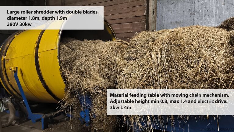 Hochleistung-Granulieranlage 3 t/h Global Machinery; HOPE; High capacity granulator plan 3T/H