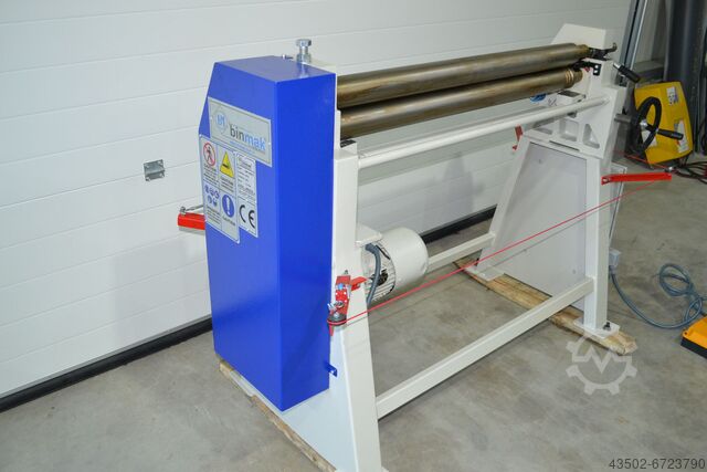 Drei-Walzen-Rundbiegemaschine Binmak 1250x90-2,5