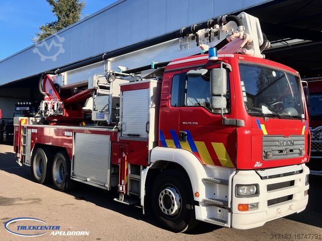 Aerial platform MAN TGA 26.350 Magirus ALP 320L = 32 meter, Waterpu...