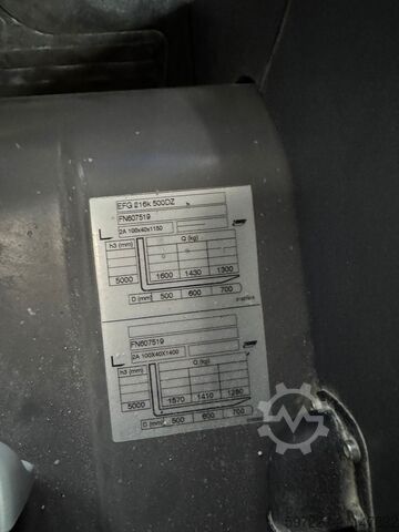 Elektrisch – 3 Räder Jungheinrich EFG216k Triplex Lithium