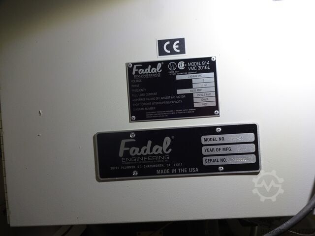 Vertical machining center FADAL VMC 3016 L
