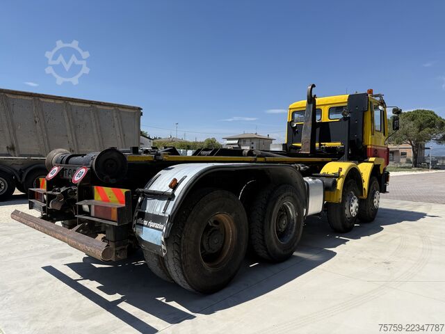 Roll-off tipper truck MAN 41.422 F2000 Abroll TAM 8x4 40Ton