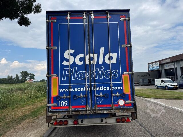 Semi low loader Meert Semi Curtainside / SAF / Double Tires
