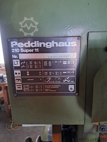 Lochstanzmaschine Peddinghaus 210 Super 11