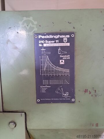 Lochstanzmaschine Peddinghaus 210 Super 11