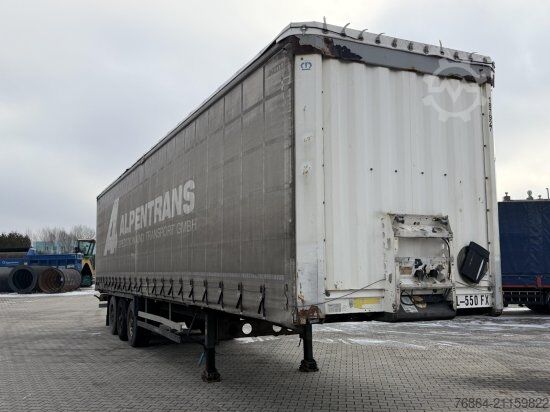 Auflieger mit Pritsche & Plane KRONE SPRIEGEL MIT PLANE SD/P27K0