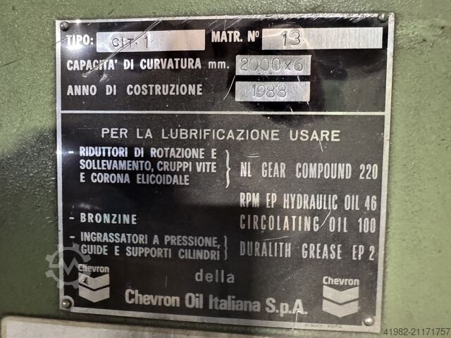 3-Walzen Rundbiegemaschine FERRO CIT-1