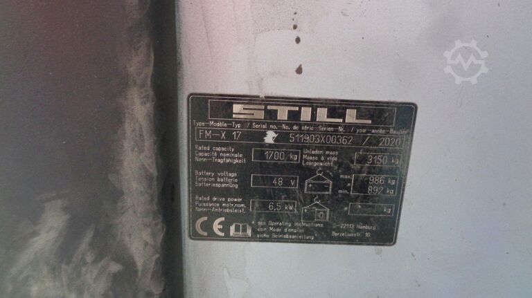 Schubmaststapler STILL FM-X 17