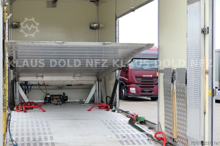 Autotransporter LKW MERCEDES-BENZ Atego 1224 geschloss. Autotransp. Scheckheft !
