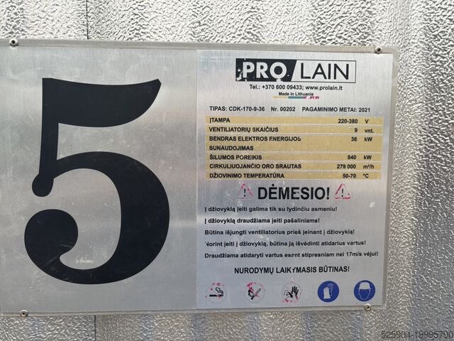 Drying plant PROLAIN CDK-170-9-36