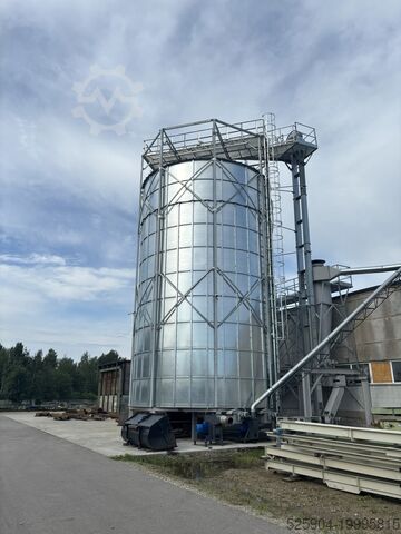 Silo for wood shavings