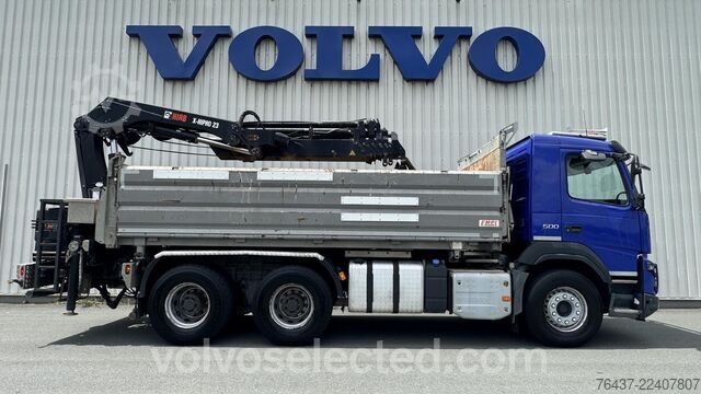 Tipper with crane Volvo FMX