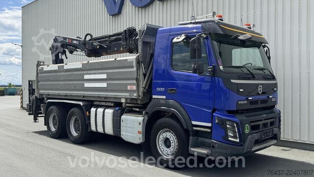 Tipper with crane Volvo FMX