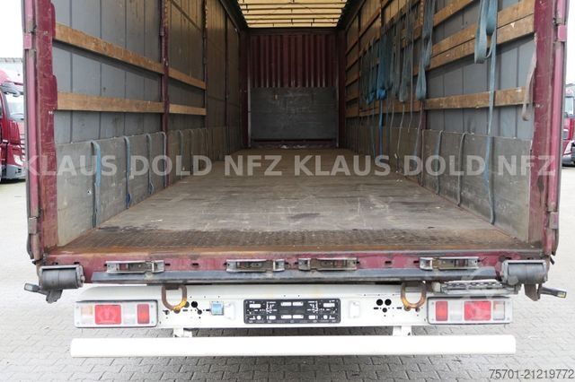 Open semitrailer with tarp KRONE SD Pritsche Plane XL MegaLiner Edscha Bordwände