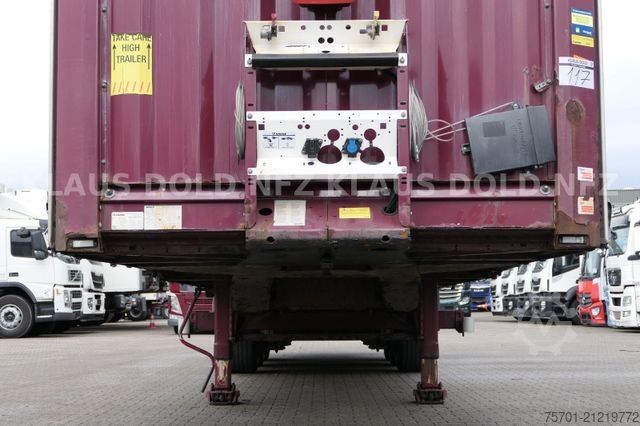 Open semitrailer with tarp KRONE SD Pritsche Plane XL MegaLiner Edscha Bordwände