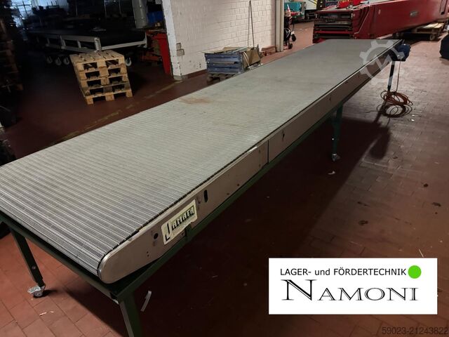 Förderband mit Antrieb Jamafa Kunststoffmodulband/Gurtförderer