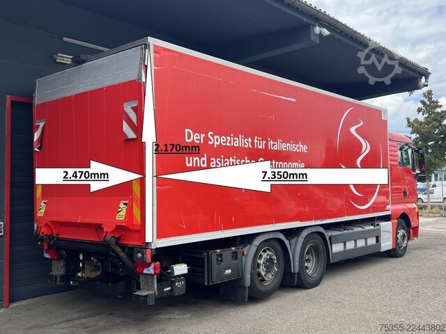 Refrigerated truck MAN TGX 26.440 Klima Lenkachse 7,35m MitsubishiTU100