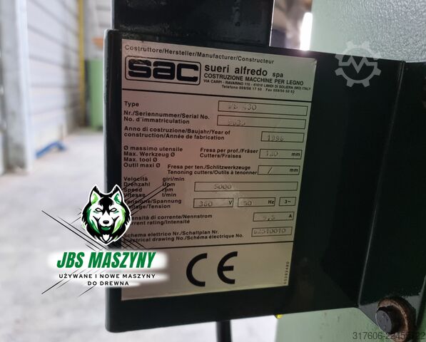 Surface planer Wyrówniarka SAC FS 400 | strugarka hebla FS400