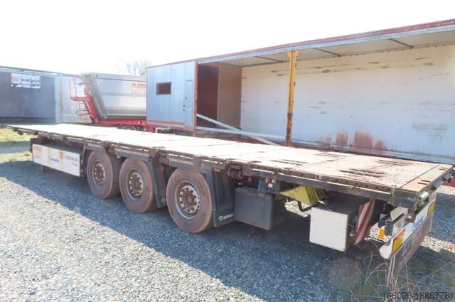 Open semitrailer KRONE Stahlmattenauflieger