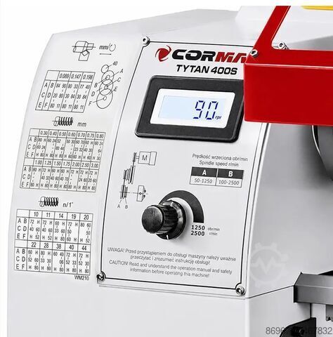 Universal Conventional Lathe CORMAK TYTAN 210x400 VARIO 230V