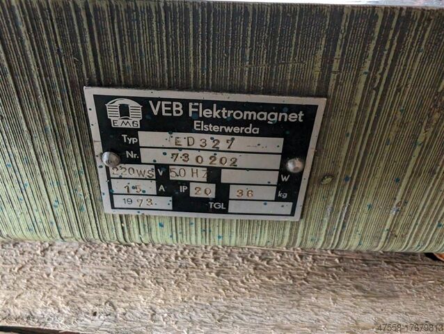 Magnetic Clamping Plate VEB AETE ED 327