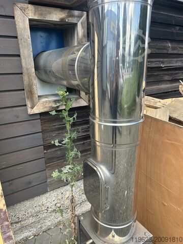 Werkstattofen WLO 2 Octagon 35 KW  Wamlufofen 35 KW !MIT KAMIN UND ROHREN!