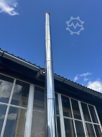 Werkstattofen WLO 2 Octagon 35 KW  Wamlufofen 35 KW !MIT KAMIN UND ROHREN!