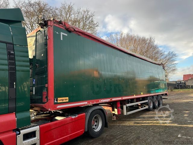 Auflieger mit Walkingfloor LEGRAS SR3M / Hydraulik Hecktür