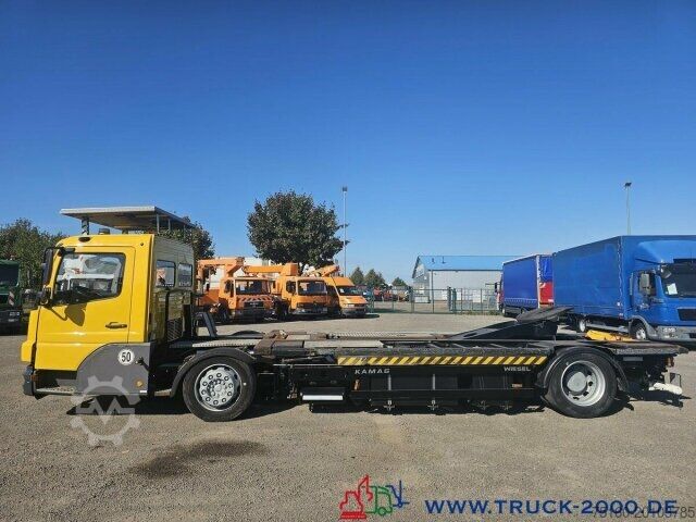 Swap body truck Mercedes-Benz Kamag Wiesel WBH25 Umsetzer + Sattelplatte