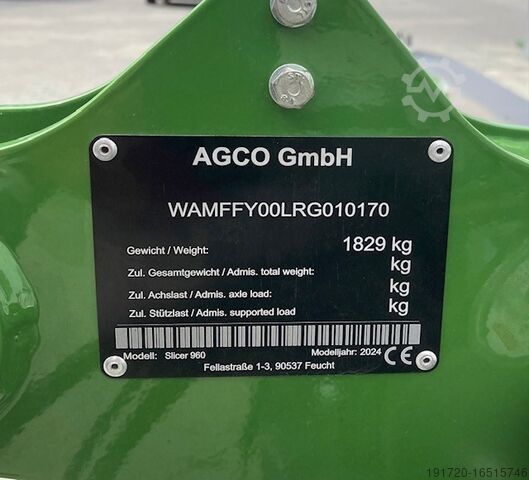 Mäher Fendt Slicer 960