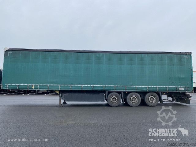 Open semitrailer with tarp Schmitz Cargobull Semitrailer Curtainsider Coil