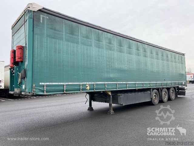 Open semitrailer with tarp Schmitz Cargobull Semitrailer Curtainsider Coil